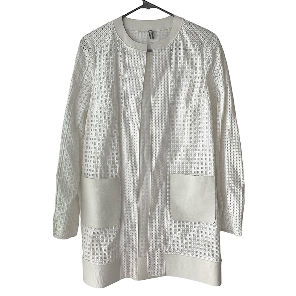 Chic White Women's Trench Coat